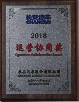 长安汽车运营协同奖